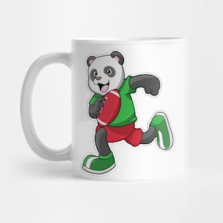 Panda at Football with Equipment Mug